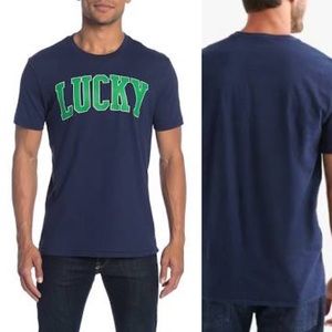 Lucky Brand Logo Navy Tee Size XXL T-shirt 🆕